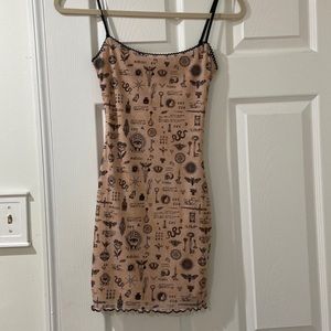 Princess Polly Bodycon Mini Dress, Size 0